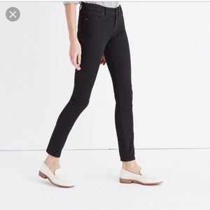 Madewell Skinny Black Frost Jeans 8” Sz 26